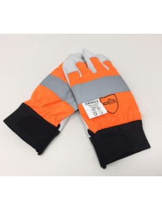 Guantes anticorte para motosierras clase 1