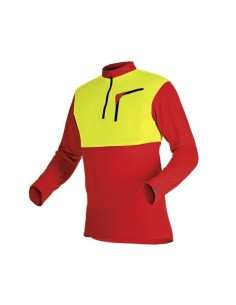 Camiseta Husky Pfanner rojo y amarillo