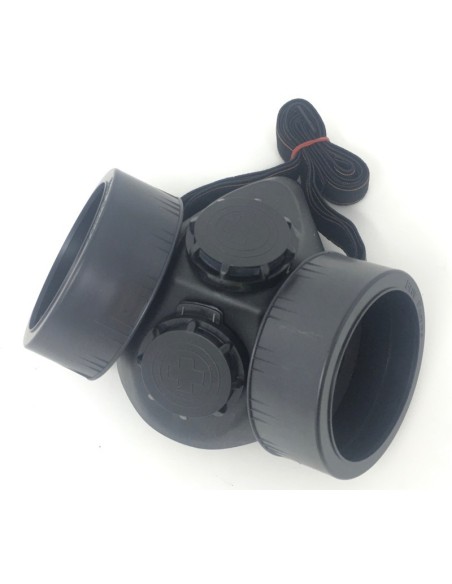 Mascarilla Agrícola para fumigar con cartuchos recargables.