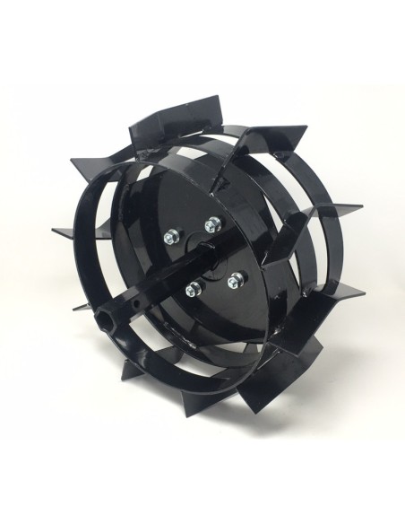 Ruedas metálicas para motoazadas Eje Hex. 23mm