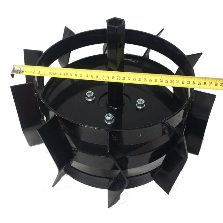 Ruedas metálicas para motoazadas Eje Hex. 23mm