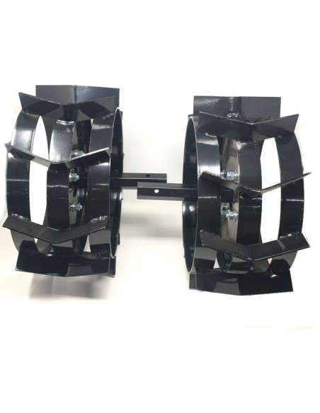 Ruedas metálicas para motoazadas Eje Hex. 23mm