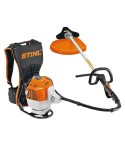 Desbrozadora de mochila Stihl FR 410 C‑E para taludes y terrenos difíciles