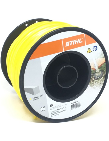 Nailon para desbrozadoras Stihl 3mm 162 m Cuadrado.