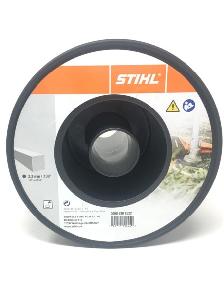 Nailon para desbrozadoras Stihl 3.3 mm 137 m Cuadrado.