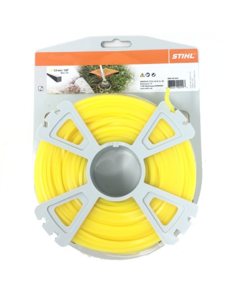 Hilo de nailon Stihl 3mm → 53m - Cuadrado.