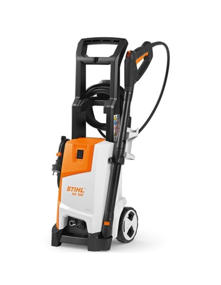 Stihl RE 100 → Hidrolimpiadora compacta.