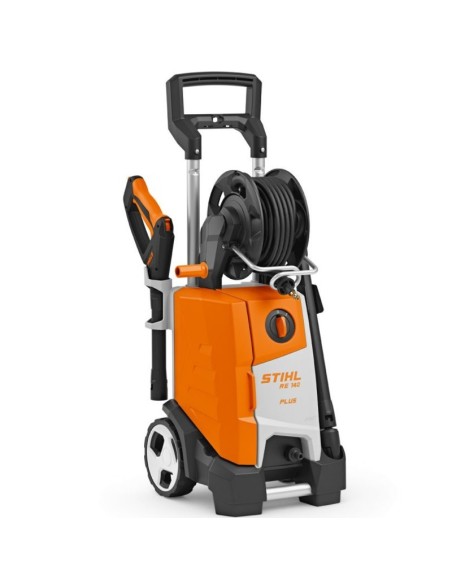 Stihl RE 140 Plus → Hidrolimpiadora compacta.