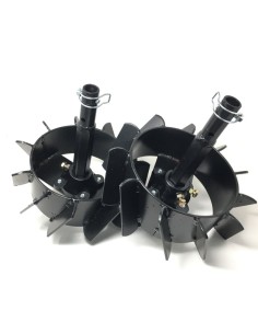 Ruedas metálicas para motoazada Eje redondo 23mm