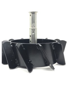 Ruedas metálicas para motoazadas Eje Hexagonal 23mm