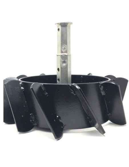 Ruedas metálicas para motoazadas Eje Hexagonal 23mm