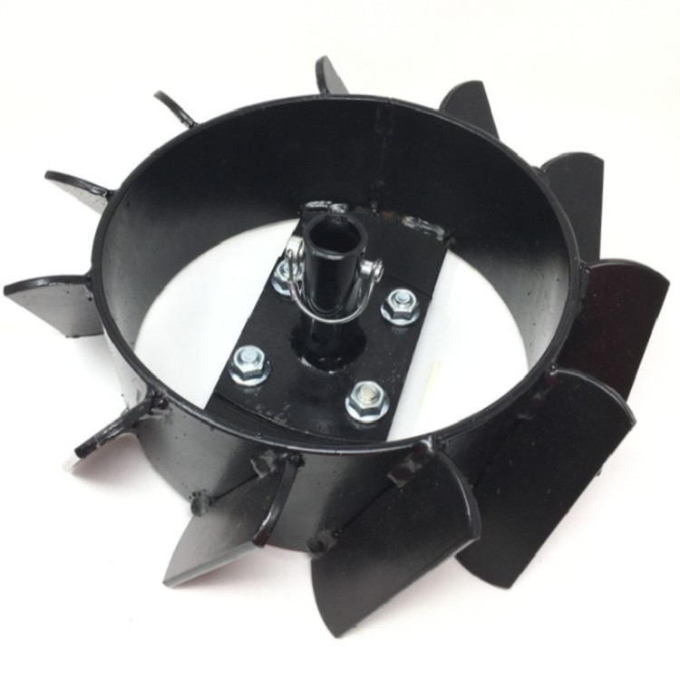 Ruedas metálicas para motoazadas Eje redondo de 25 mm