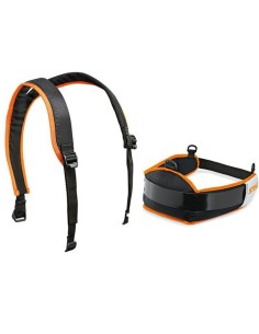 Cinturón de batería con arnés Stihl.