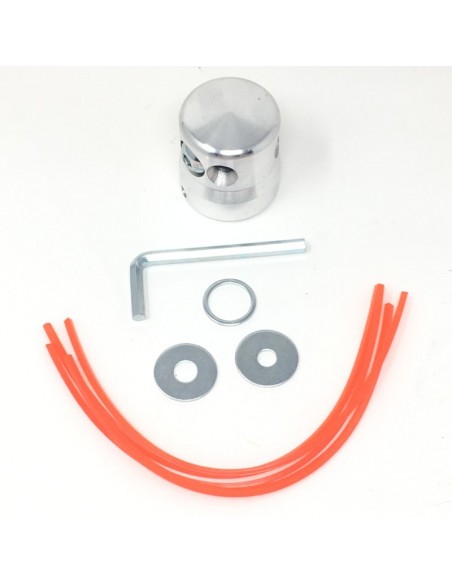 Cabezal desbrozadora universal aluminio tornillo lateral