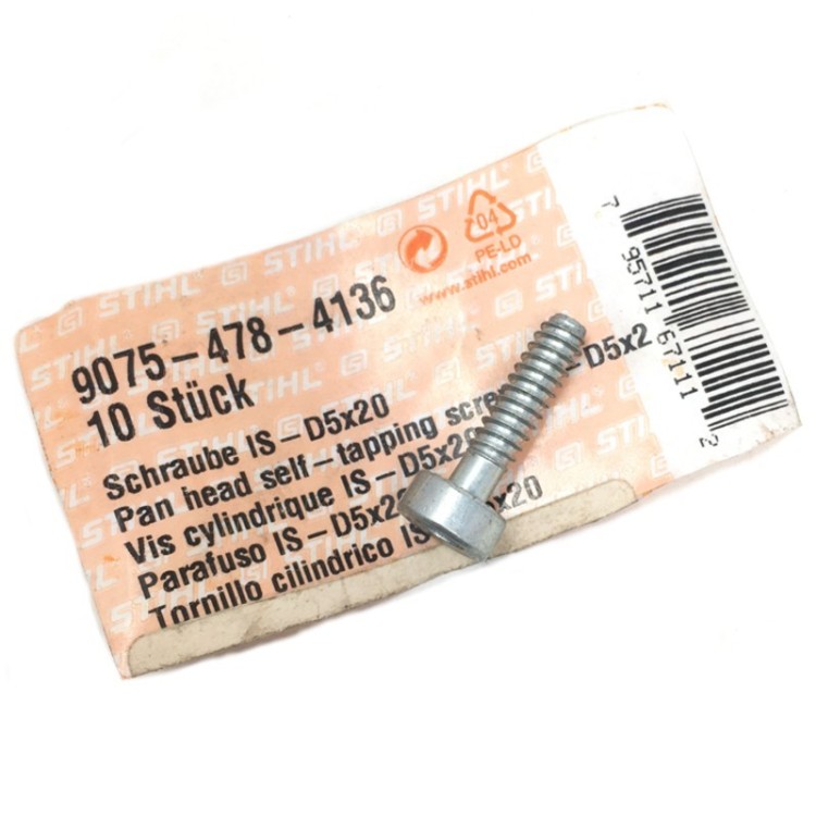 Tornillo cilíndrico IS-D5x20 vareador Stihl SP 92