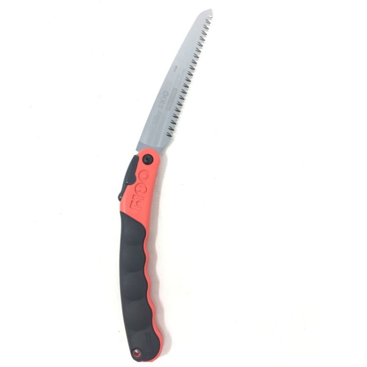 Serrucho Silky F 180 mm de corte japonés y mango de caucho.