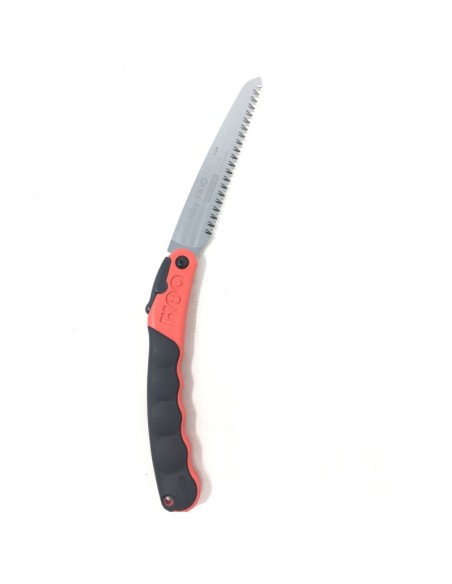 Serrucho Silky F 180 mm de corte japonés y mango de caucho.