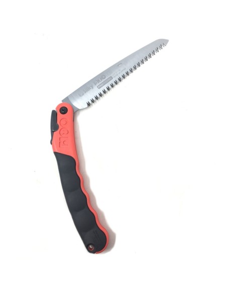 Serrucho Silky F 180 mm de corte japonés y mango de caucho.