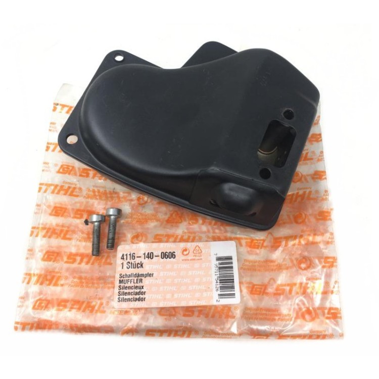 Silenciador de escape para desbrozadora Stihl