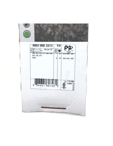 Espada de corte Stihl 16" (40cm), .325", 67 Eslabones