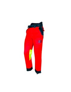 Pantalón anticorte Solidur Authentic Rojo Clase 1 | Protección forestal ligera