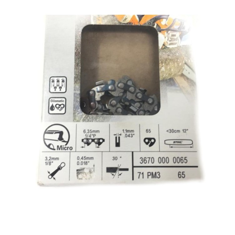 Cadena Motosierra Stihl 65 Esl. - 1/4"P - 0,018"