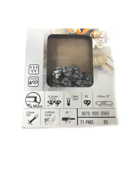 Cadena Motosierra Stihl 65 Esl. - 1/4"P - 0,018"