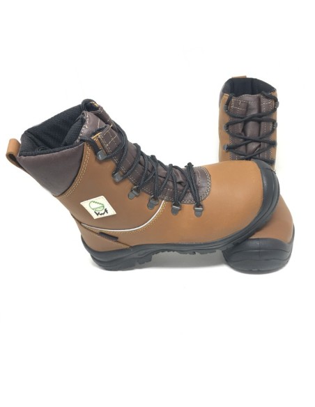 Bota Anticorte de Cuero - Clase 2