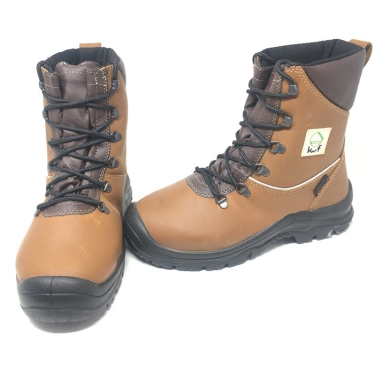 Bota Anticorte de Cuero - Clase 2