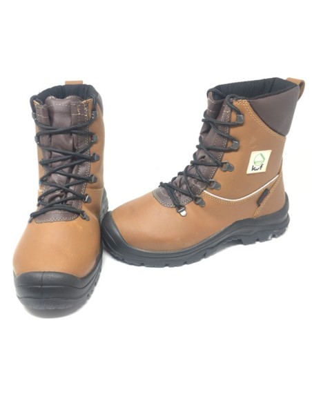 Bota Anticorte de Cuero - Clase 2