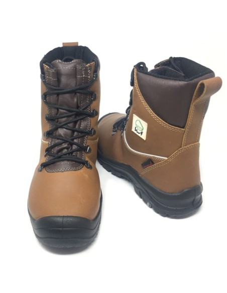 Bota Anticorte de Cuero - Clase 2