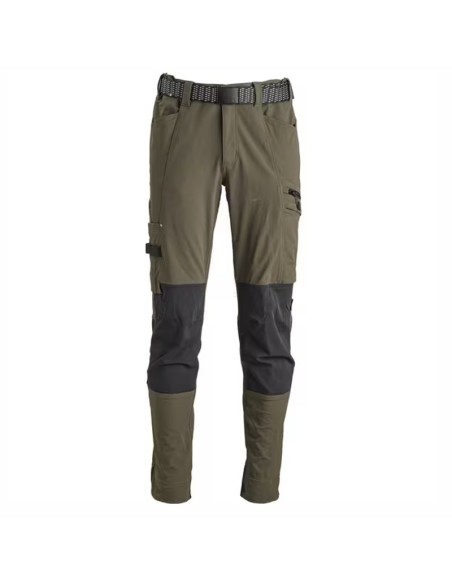 Cómodos pantalones de trabajo Kramp, elásticos y duraderos.