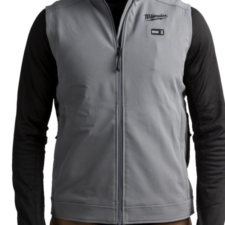 Chaleco TOUGHSHELL gris calefactado M12