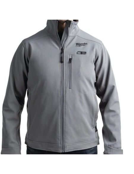 Chaqueta calefactada premium gris M12