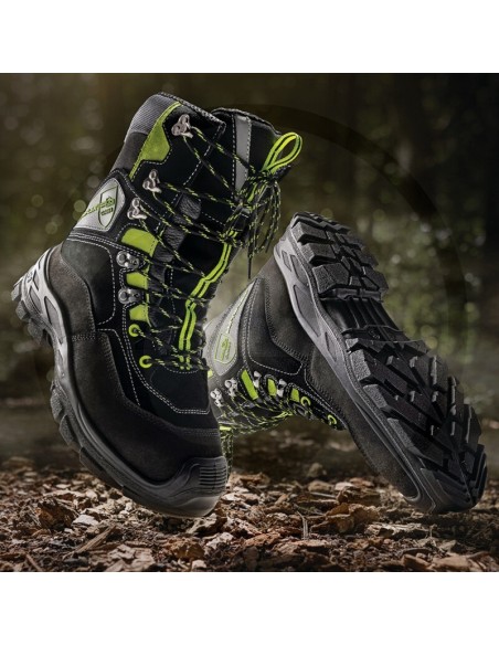 Botas anticorte para protección de cortes con motosierras