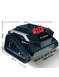 Desbrozadora Radiocontrol Arvipo DRM-70 BRUSHLESS