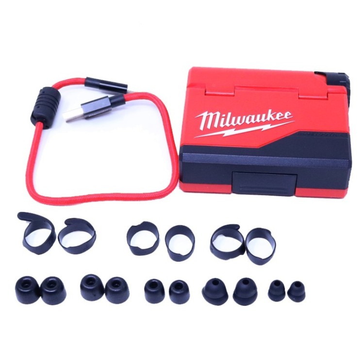 Conjunto incluido en Auriculares Milwaukee bluetooth