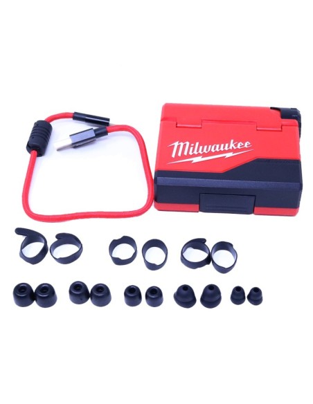 Conjunto incluido en Auriculares Milwaukee bluetooth