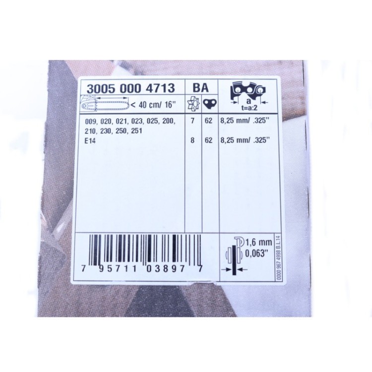 Espadín STIHL Light 04 40 cm - 62 eslabones