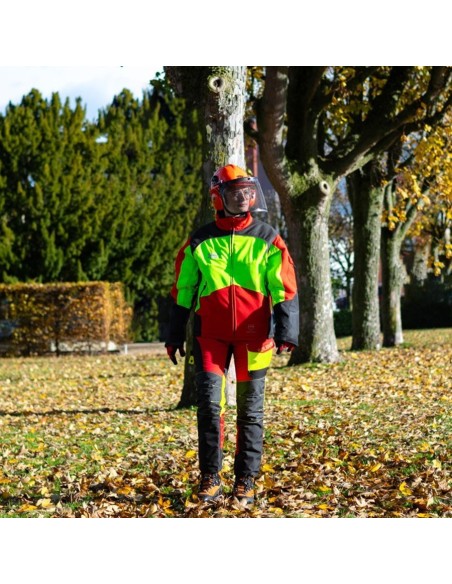 Chaqueta anticorte Solidur Comfy Roja (Clase 1)