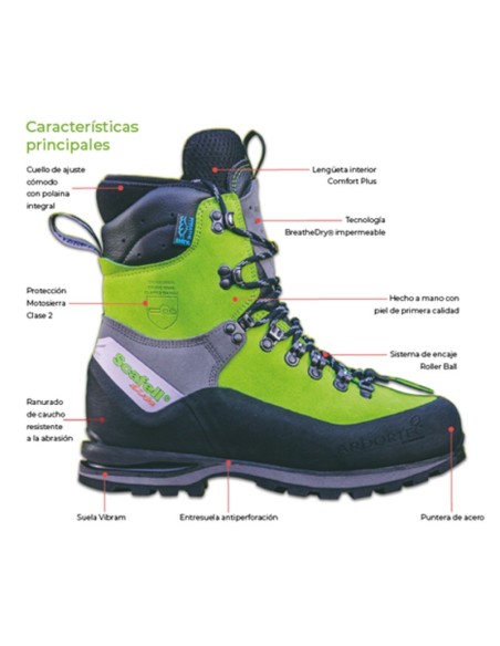 Bota anticorte Arbortec Scalfell Lite (Clase 2)