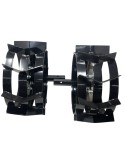 Ruedas metálicas para motoazadas – Eje hexagonal 23 mm