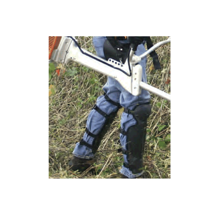 Espinilleras profesionales para desbrozadora
