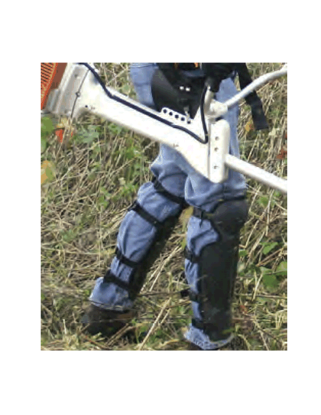 Espinilleras profesionales para desbrozadora