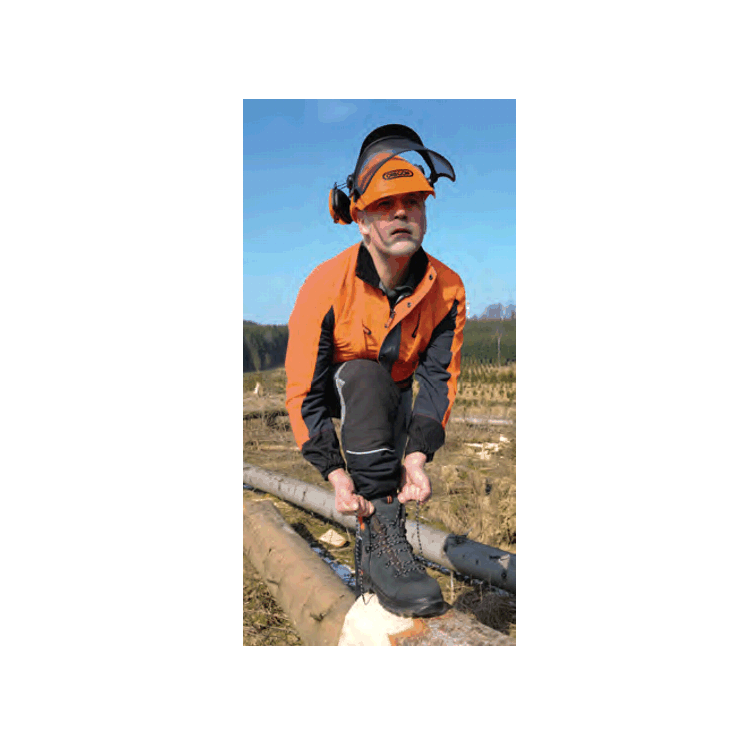 Botas de piel para motosierras