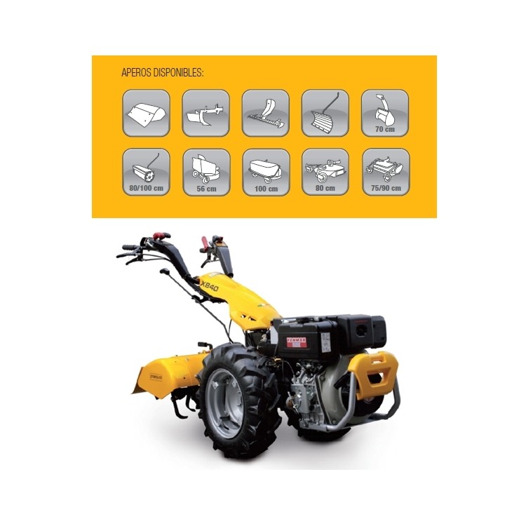 Motocultor Pascuali de 14 HP