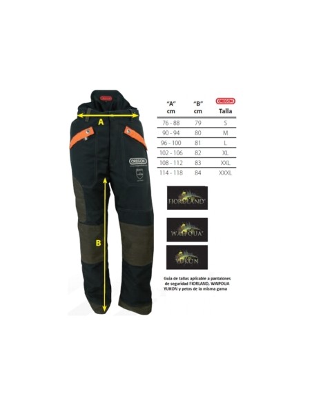 Pantalón Oregon YUKON + (Clase 2)