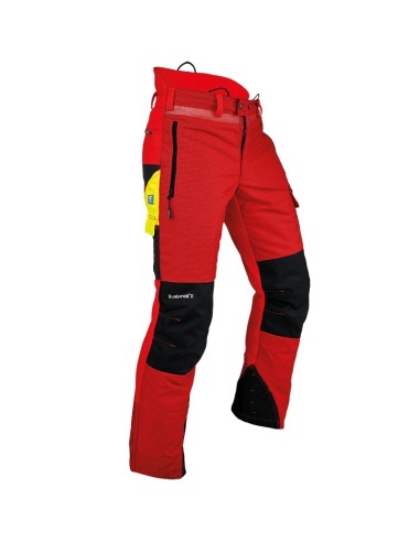 Pantalones Pfanner Gladiator Anticorte para Motosierras (Clase 2) Talla L  Elige el color: Rojo Elige la versión. Larga (87 cm.)