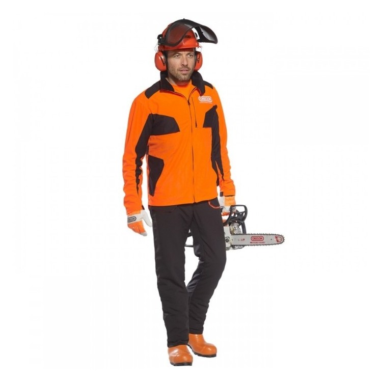 Chaqueta de trabajo para desbrozadora