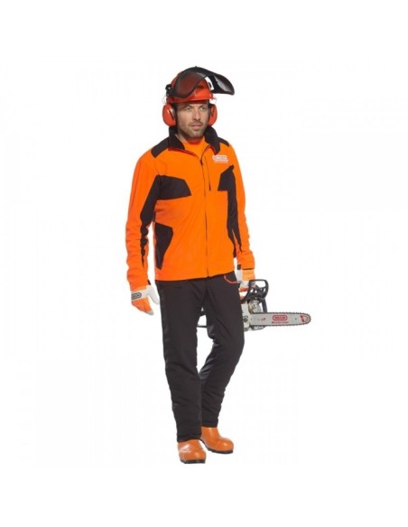 Chaqueta de trabajo para desbrozadora